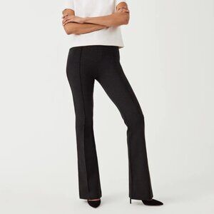 SPANXsmooth™ PerfectFit Ponte Flare Pant - Charcoal Heather, Large - New!